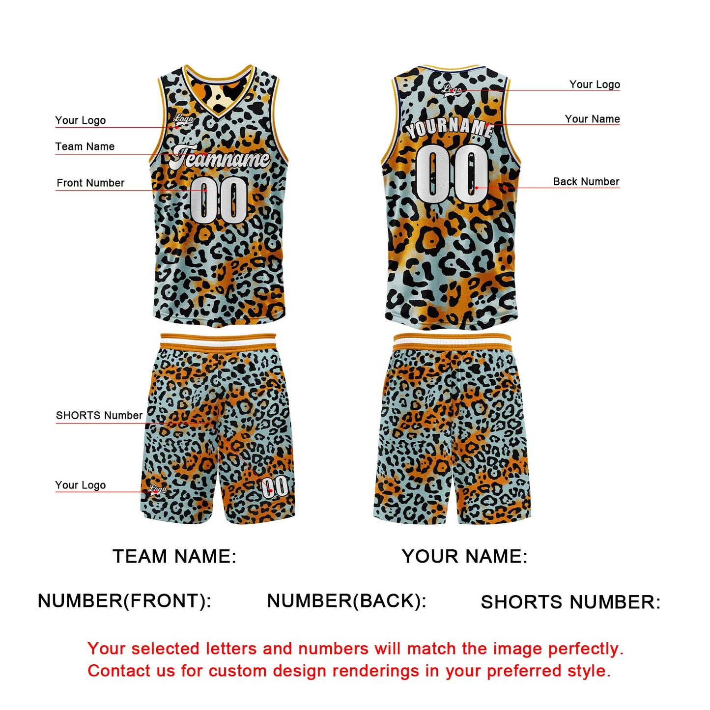 Custom Iceberg Blue Yellow Reversible Basketball Suit for Adults and Kids Personalized Jersey
