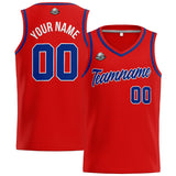 Custom Stitched Basketball Jersey for Men, Women  And Kids Red-Royal