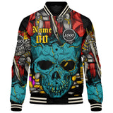 Custom Varsity Jacket Letterman jacket for Men, Women and Youth Royal Yellow