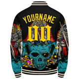 Custom Varsity Jacket Letterman jacket for Men, Women and Youth Royal Yellow