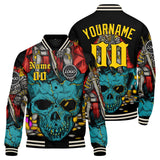 Custom Varsity Jacket Letterman jacket for Men, Women and Youth Royal Yellow