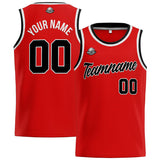 Custom Stitched Basketball Jersey for Men, Women  And Kids Red-Black-White
