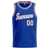 Custom Stitched Basketball Jersey for Men, Women And Kids Royal-White-Orange