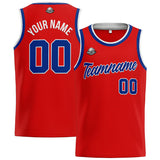 Custom Stitched Basketball Jersey for Men, Women  And Kids Red-Royal-White