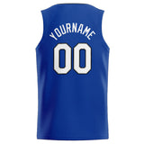 Custom Stitched Basketball Jersey for Men, Women And Kids Royal-White-Gray-Black