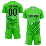 Custom Soccer Uniform Jersey Kids Adults Personalized Set Jersey Green