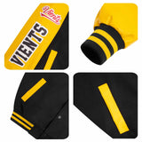 Custom Black Dull Grey Varsity Jackets for Men Women Youth Personalized Letterman Jackets