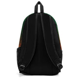 Customize Green Orange Sports Backpacks Featuring Personalized Names, Numbers and Logos