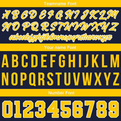 Custom Stitched Basketball Jersey for Men, Women  And Kids Navy-Yellow