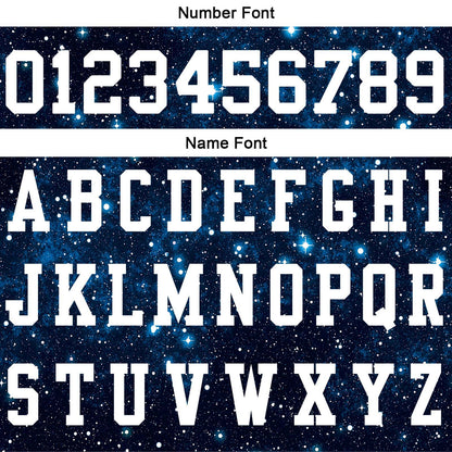 Custom Football Polo Shirts  Add Your Unique Logo/Name/Number Starry sky