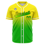 Custom Gradient Baseball Jerseys Personalized Name Number Logo