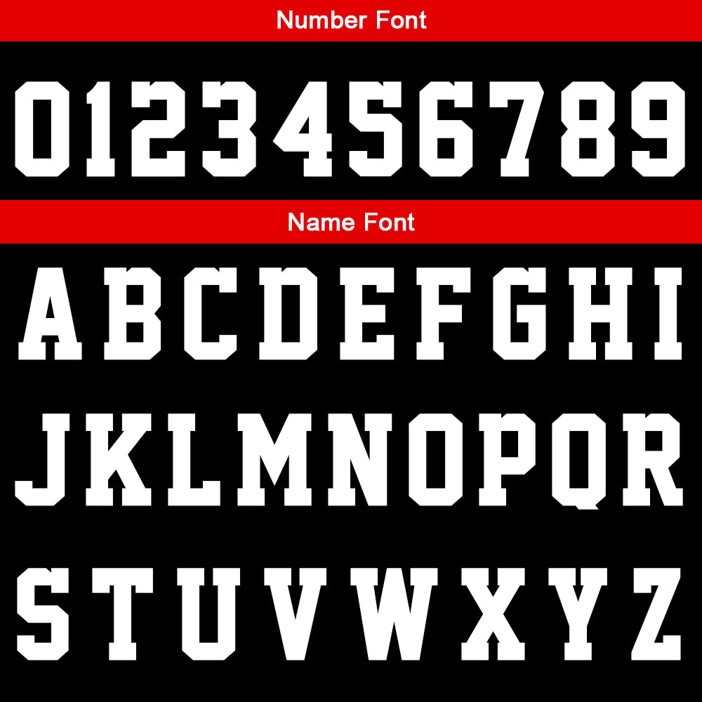 Custom Black Red Reversible Basketball Suit for Adults and Kids Personalized Jersey