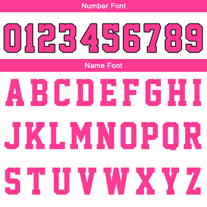 Custom White Pink Reversible Basketball Suit for Adults and Kids Personalized Jersey