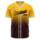 Custom Gradient Baseball Jerseys Personalized Name Number Logo