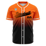 Custom Gradient Baseball Jerseys Personalized Name Number Logo