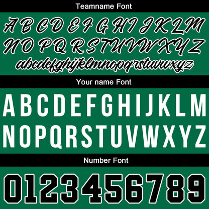 Custom Stitched Basketball Jersey for Men, Women  And Kids Green-Black-White