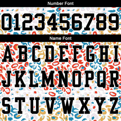 Custom Football Polo Shirts  Add Your Unique Logo/Name/Number Leopard print