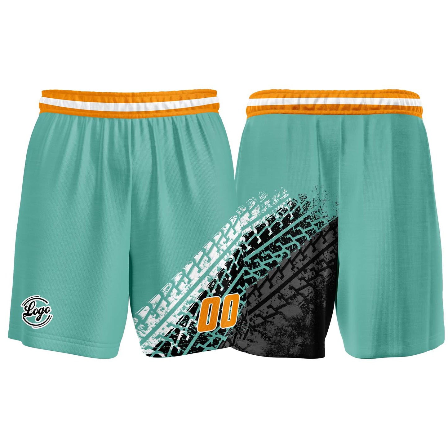 Custom Teal Basketball Jersey Uniform Suit Printed Your Logo Name Number