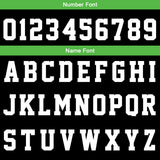 Custom Black Green Reversible Basketball Suit for Adults and Kids Personalized Jersey