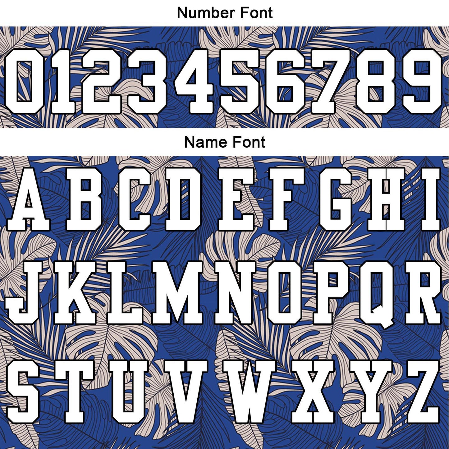 Custom Football Polo Shirts  Add Your Unique Logo/Name/Number Tropical Plants