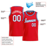 Custom Stitched Basketball Jersey for Men, Women And Kids Red-White-Royal