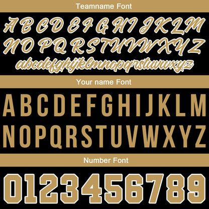 Custom Stitched Basketball Jersey for Men, Women  And Kids Black-Gold