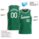 Custom Stitched Basketball Jersey for Men, Women And Kids Kelly Green-White