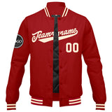 Custom Varsity Jacket Letterman jacket for Men, Women and Youth Red Cream