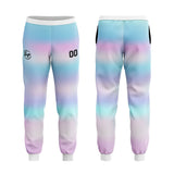 Custom Light Purple Hoodie Sweatshirt Set for Men Women Youth Tops and Pants Set Tracksuit