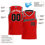 Custom Stitched Basketball Jersey for Men, Women  And Kids Red-Black-White
