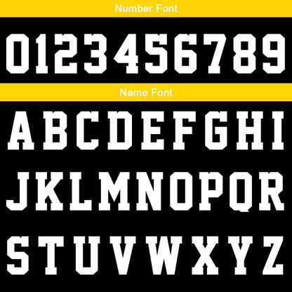 Custom Black Yellow Reversible Basketball Suit for Adults and Kids Personalized Jersey
