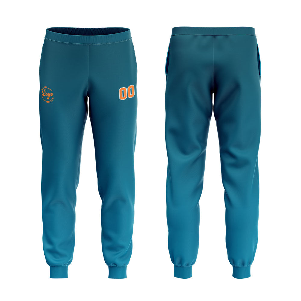 Custom Lake Blue Hoodie Sweatshirt Set for Men Women Youth Tops and Pants Set Tracksuit