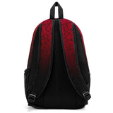 Customize Red Black Sports Backpacks Featuring Personalized Names, Numbers and Logos