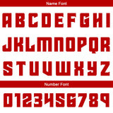 Custom Red Basketball Jersey Uniform Suit Printed Your Logo Name Number