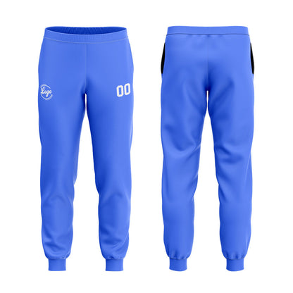 Custom Pink Light Blue Hoodie Sweatshirt Set for Men Women Youth Tops and Pants Set Tracksuit