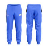 Custom Pink Light Blue Hoodie Sweatshirt Set for Men Women Youth Tops and Pants Set Tracksuit