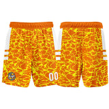 Custom Orange Basketball Jersey Uniform Suit Printed Your Logo Name Number