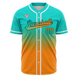 Custom Gradient Baseball Jerseys Personalized Name Number Logo