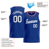 Custom Stitched Basketball Jersey for Men, Women And Kids Royal-White-Red