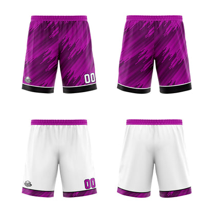 Custom Strip-Type Rose Reversible Basketball Suit for Adults and Kids Personalized Jersey