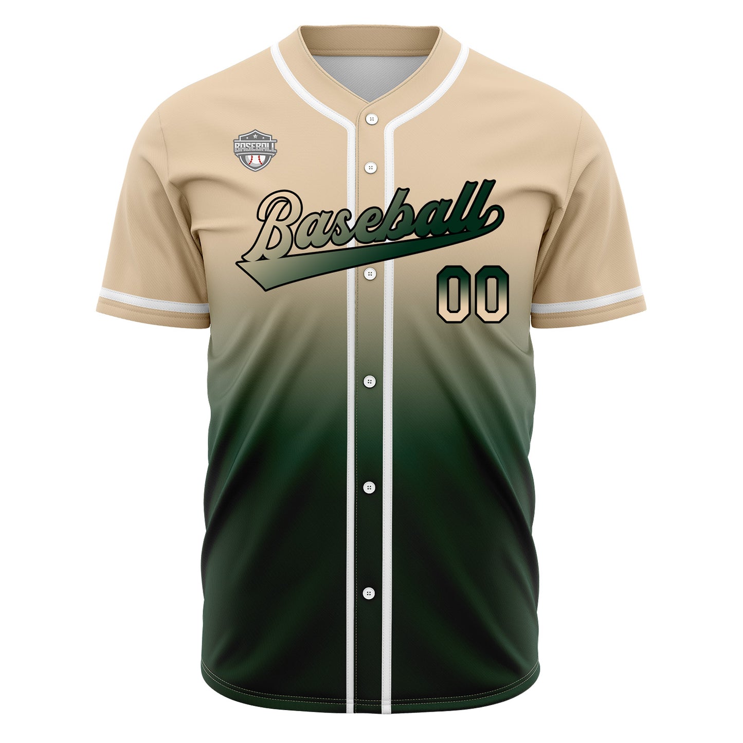 Custom Gradient Baseball Jerseys Personalized Name Number Logo