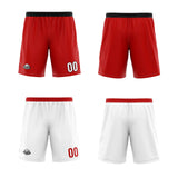 Custom Red White Reversible Basketball Jersey Uniform Suit Printed Your Logo Name Number