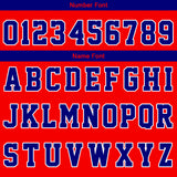 Custom Red Dark Blue Reversible Basketball Suit for Adults and Kids Personalized Jersey