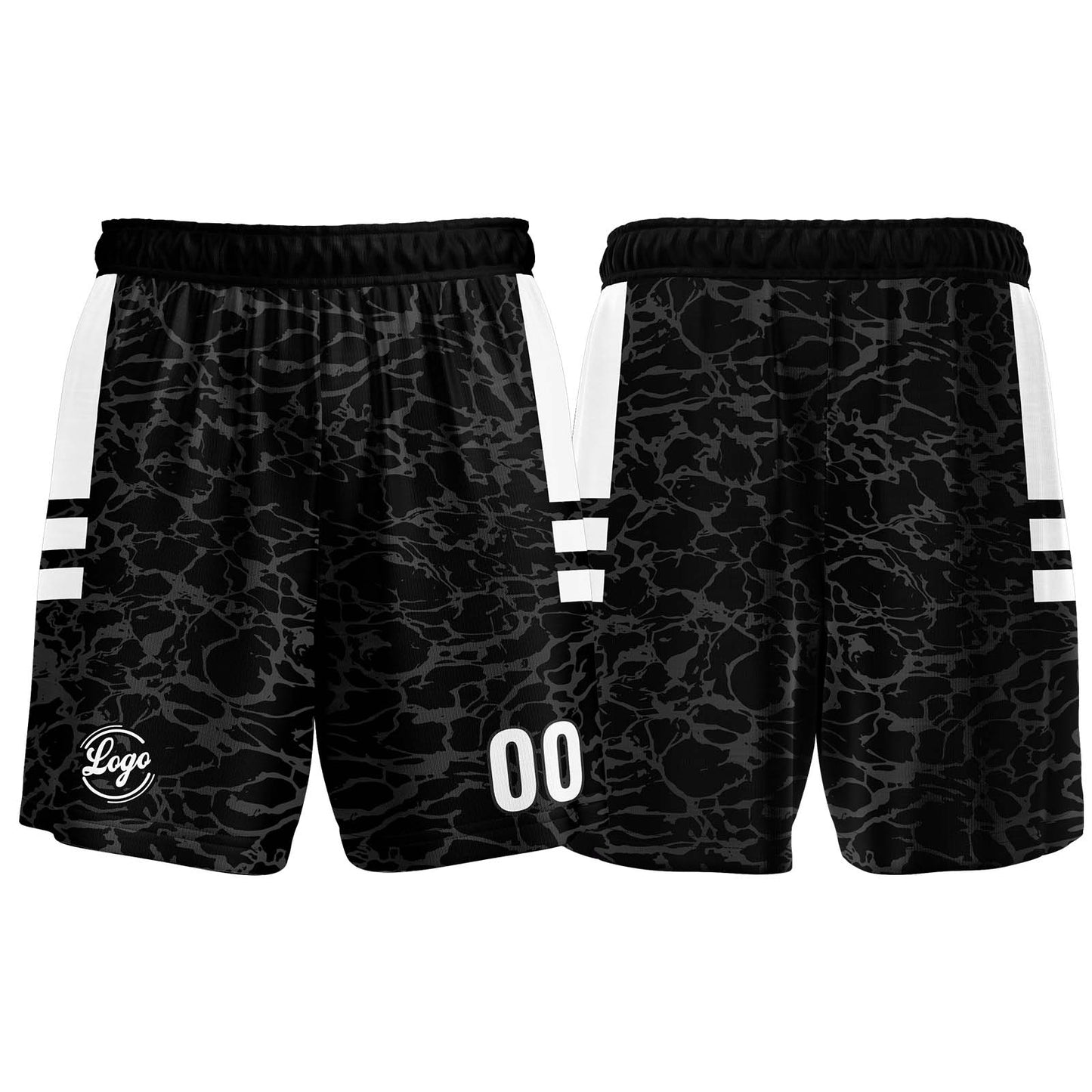 Custom Black Basketball Jersey Uniform Suit Printed Your Logo Name Number