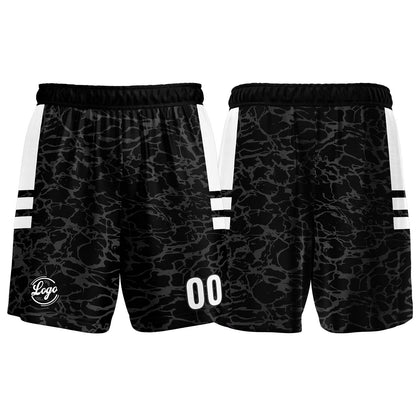 Custom Black Basketball Jersey Uniform Suit Printed Your Logo Name Number