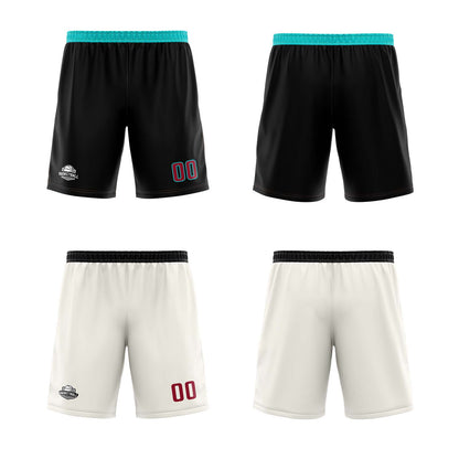 Custom Black White Reversible Basketball Jersey Uniform Suit Printed Your Logo Name Number