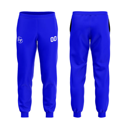 Custom Black Blue Sports hoodie Sweatshirt Set for Men Women Youth Tops and Pants Set Tracksuit