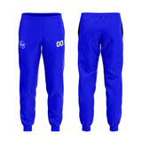 Custom Black Blue Sports hoodie Sweatshirt Set for Men Women Youth Tops and Pants Set Tracksuit