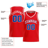 Custom Stitched Basketball Jersey for Men, Women And Kids Red-White-Royal