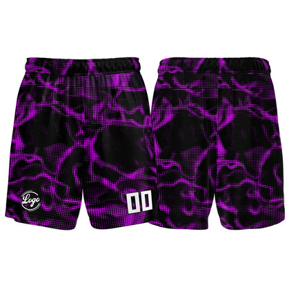 Custom Black Purple Basketball Jersey Uniform Suit Printed Your Logo Name Number
